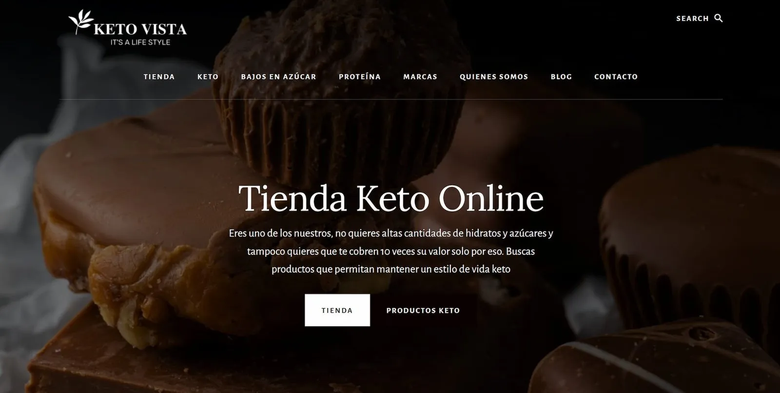 Tienda online de Keto Vista